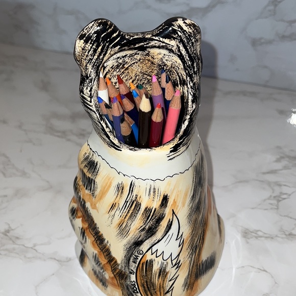 Dogs by Nina Vase - Sheltie, Collie, Boarder Collie, Shepard vintage Adorable - Picture 9 of 10